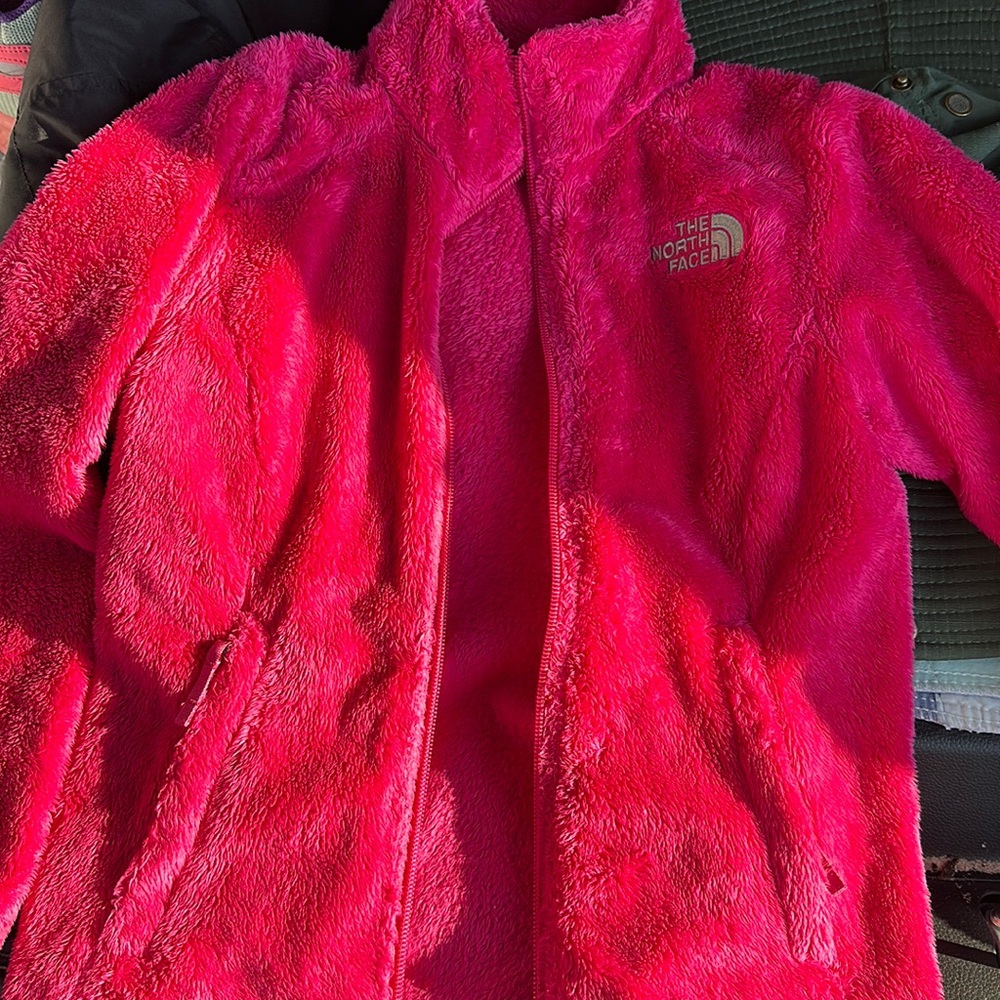 The North Face fleece jacket. Girls XS (6)
